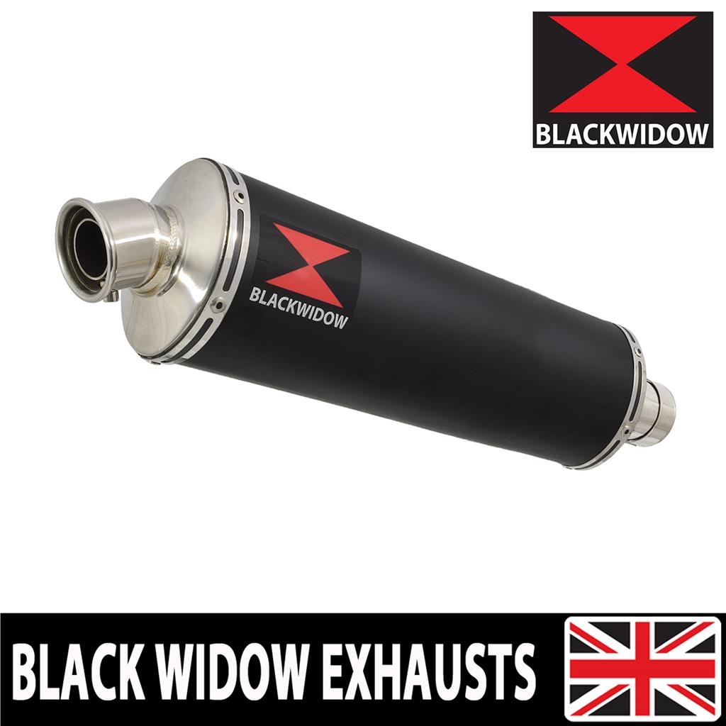 BLACK WIDOW ウレタン ZX4-RR ZX4-R 2023 - 2025 Exhaust Silencer 350mm GP Round Carbon